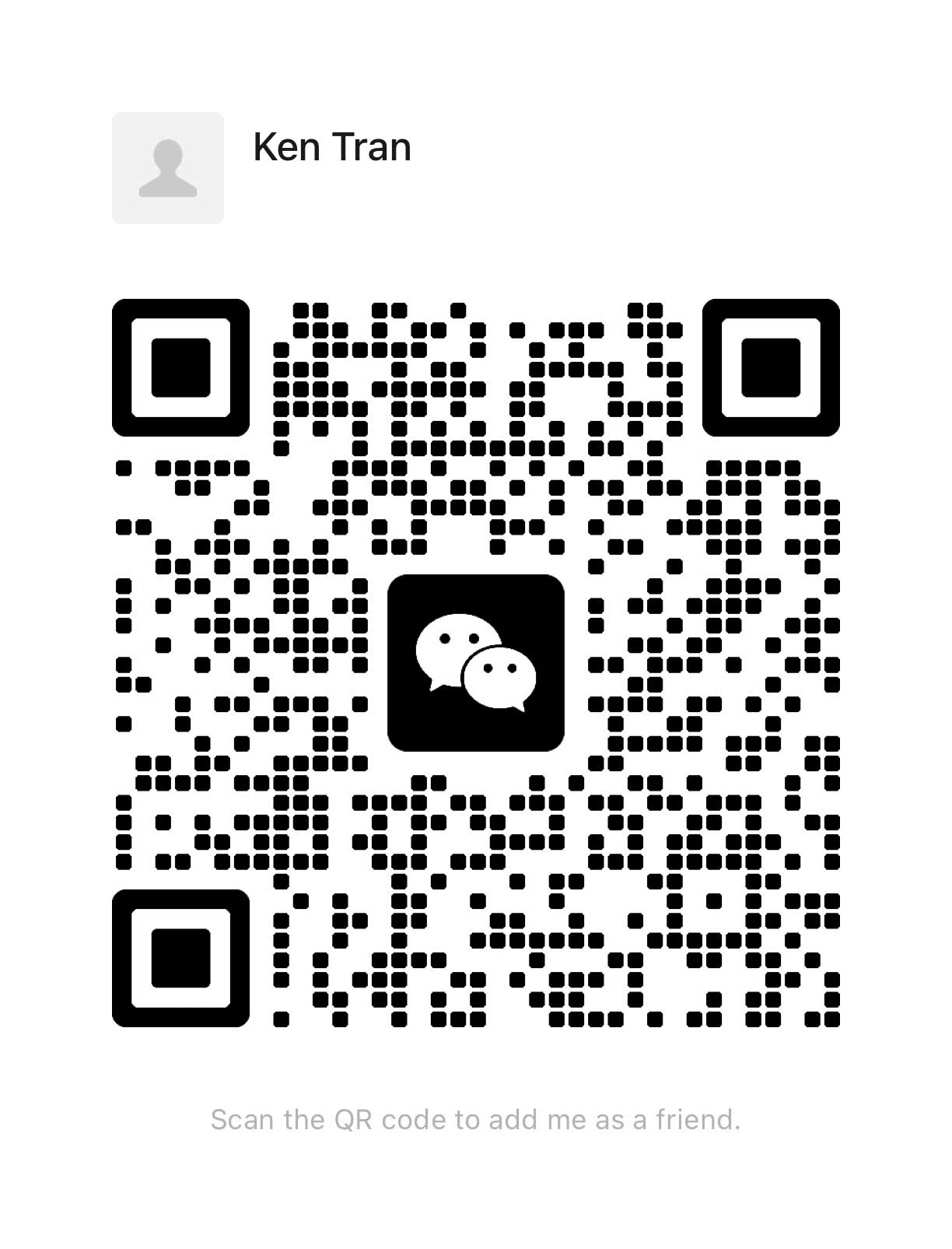 WeChat QR Ken Tran